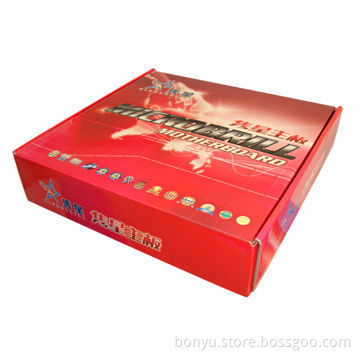 Colorful packaging box, suitable for packaging area and make commodity safer, OEM orders are welcome
